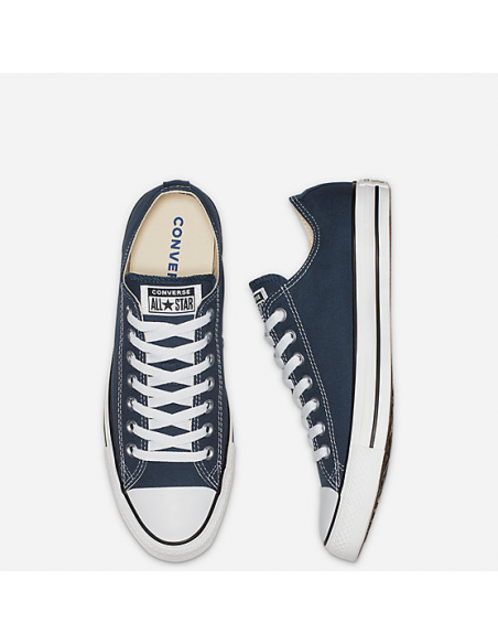 Converse All Star Ox Bleu Marine - Baskets Classiques en Toile - M9697C-410