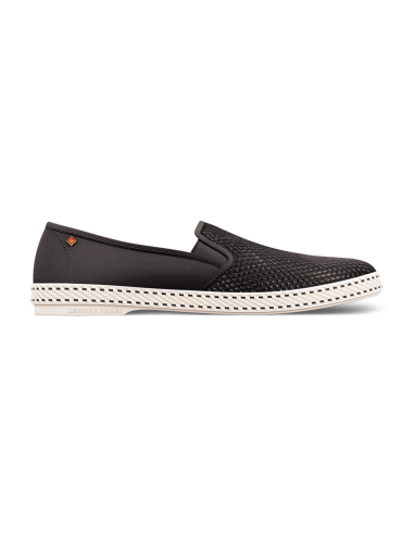 Espadrilles - Riviera classic canvas & mesh noir