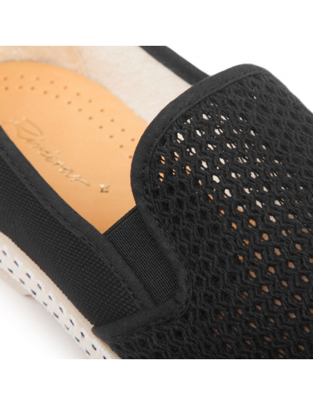 Espadrilles - Riviera classic canvas & mesh noir