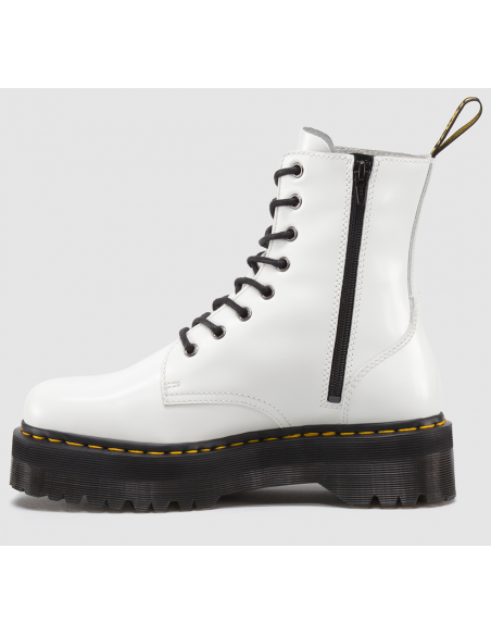 Bottines&Boots - Dr Martens - Jadon White Polished Smooth