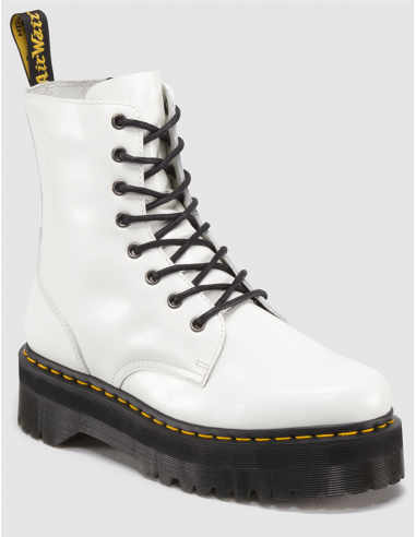Bottines&Boots - Dr Martens - Jadon White Polished Smooth