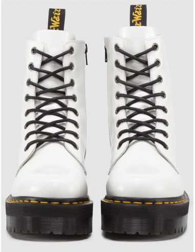 Bottines&Boots - Dr Martens - Jadon White Polished Smooth