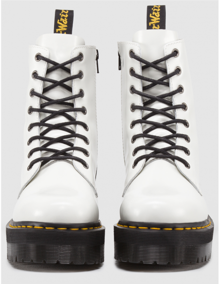 Bottines&Boots - Dr Martens - Jadon White Polished Smooth