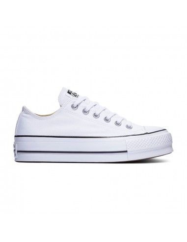 sneakers compensées basses femme lift ox blanc