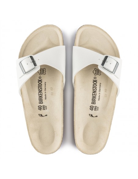 Claquettes Birkenstock Madrid Blanc Homme - 40731