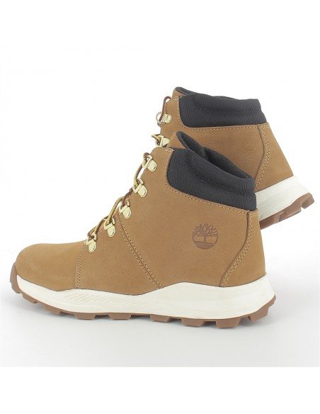 boots femme brooklyn hiker nubuck marron