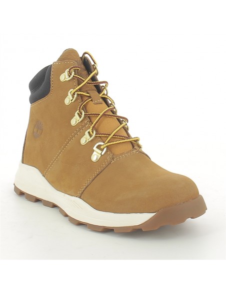 boots femme brooklyn hiker nubuck marron