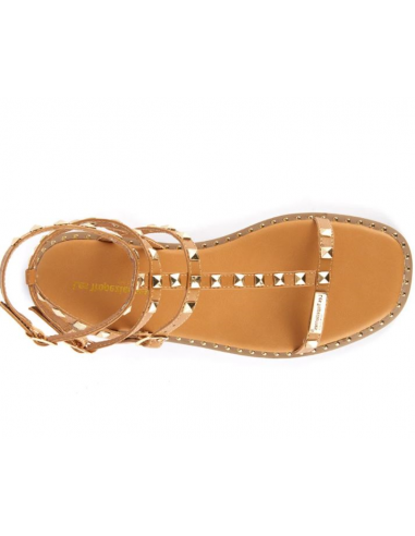 Sandales pour femme Coralie Cognac - Les Tropeziennes par Mr Belarbi