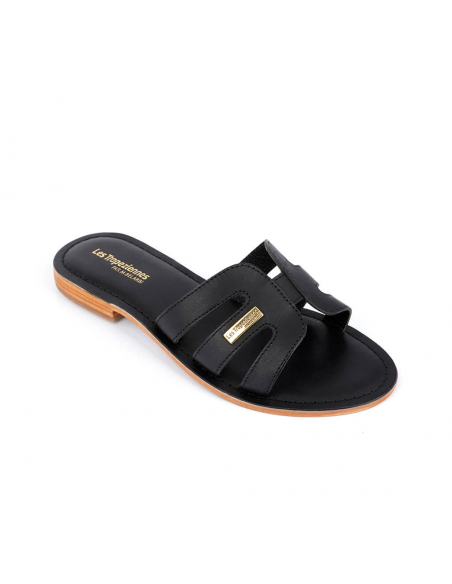 Mules femme Les Tropeziennes par M.Belarbi Damia Noir Cuir