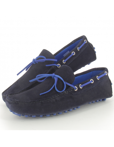 Mocassin Homme Hylton 80876-04 Daim Bleu Marine