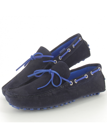 Mocassin Homme Hylton 80876-04 Daim Bleu Marine