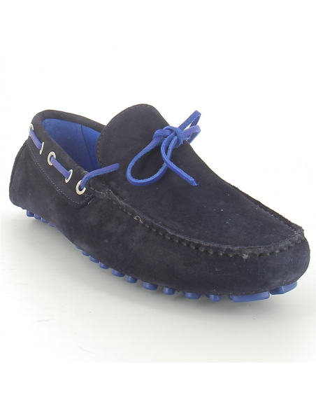 Mocassin Homme Hylton 80876-04 Daim Bleu Marine