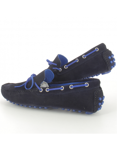 Mocassin Homme Hylton 80876-04 Daim Bleu Marine