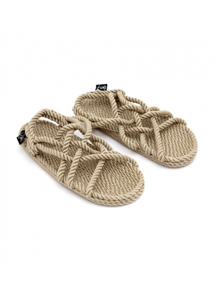 Sandales Vegan - JC Corde Beige - Nomadic