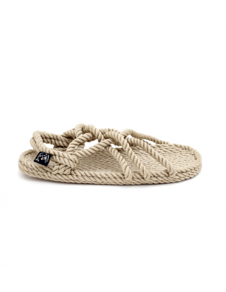Sandales Vegan - JC Corde Beige - Nomadic
