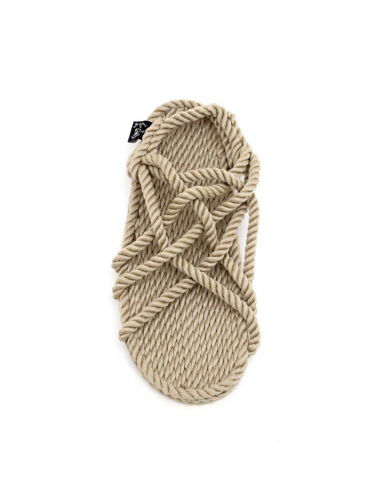 Sandales Vegan - JC Corde Beige - Nomadic
