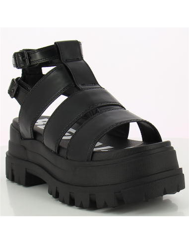 Sandales Compensées femme Buffalo Aspha Gld Vegan