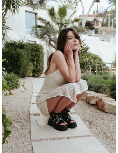 Sandales Compensées femme Buffalo Aspha Gld Vegan