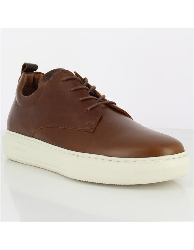 basket de ville homme basse cuir derby
