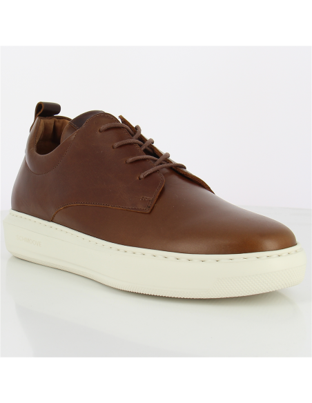basket de ville homme basse cuir derby