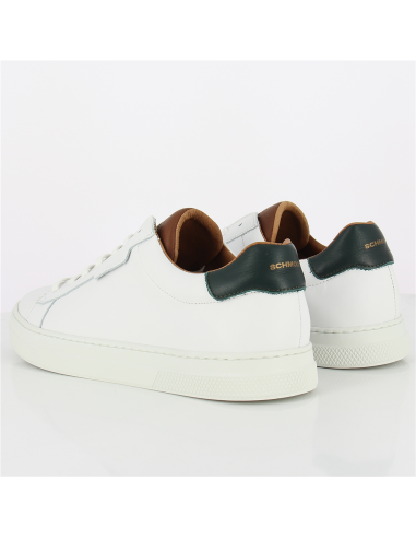 basket sneakers ville cuir homme basse classic blanc blanche