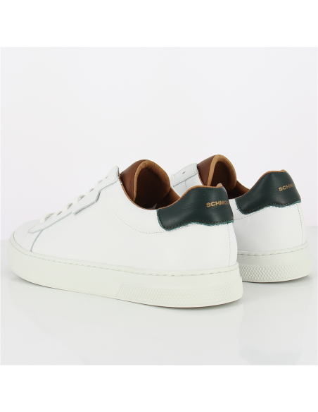 basket sneakers ville cuir homme basse classic blanc blanche