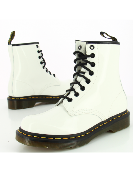 Boots Dr Martens  1460 w white lamper