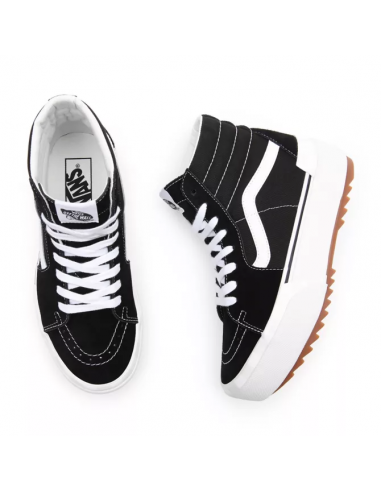 Sneakers montante compensée Vans Sk8-hi Stacked Black/White