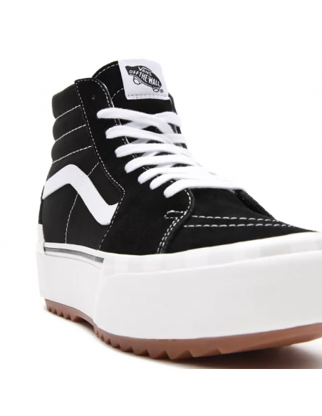 Sneakers montante compensée Vans Sk8-hi Stacked Black/White