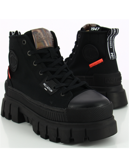 Boots pour Femme - Palladium Revolt hi tx Noir - Hylton.fr