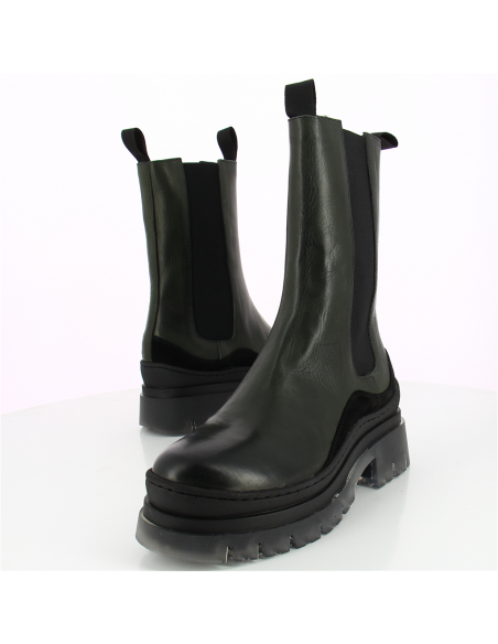 Boots Semerdjian e442e1 dark green