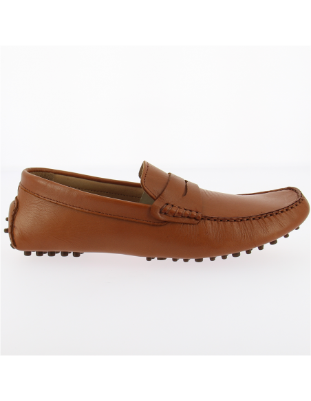Mocassin pour homme - HYLTON - S.tacos Cuir brun
