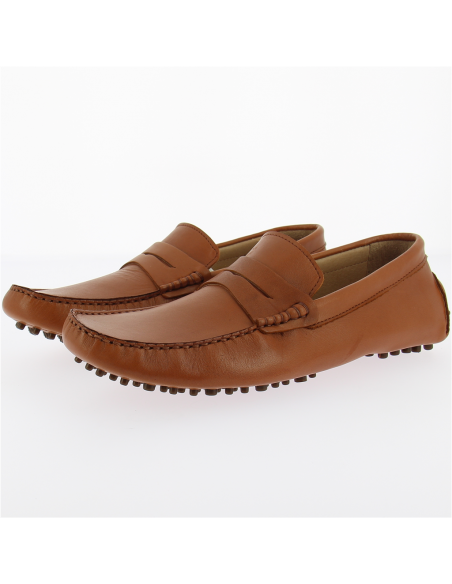 Mocassin pour homme - HYLTON - S.tacos Cuir brun
