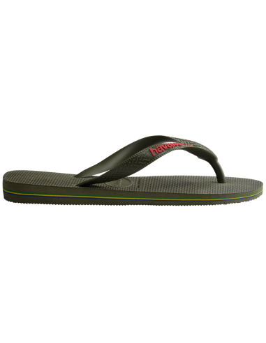 Tongs pour Homme - Havaianas - Brasil Logo kaki