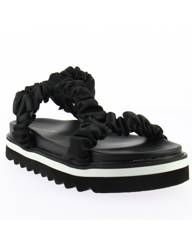 Sandales Compensées pour Femme - Kharisma - Santorin Noir