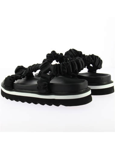 Sandales Compensées pour Femme - Kharisma - Santorin Noir