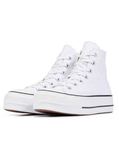 Sneakers Converse Chuck Taylor Lift Hi en toile blanche