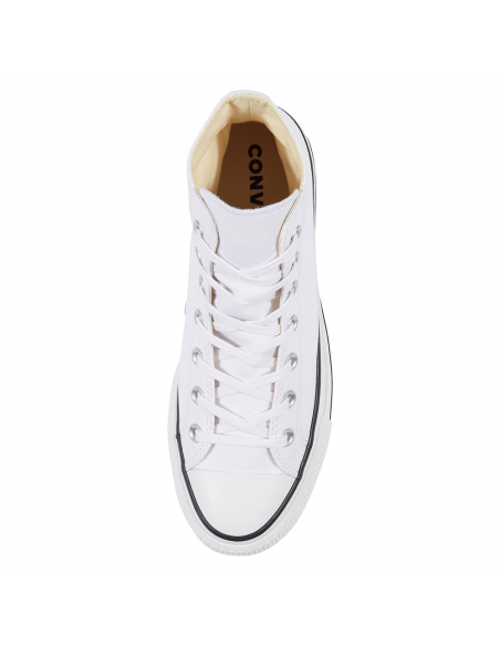 Sneakers Converse Chuck Taylor Lift Hi en toile blanche