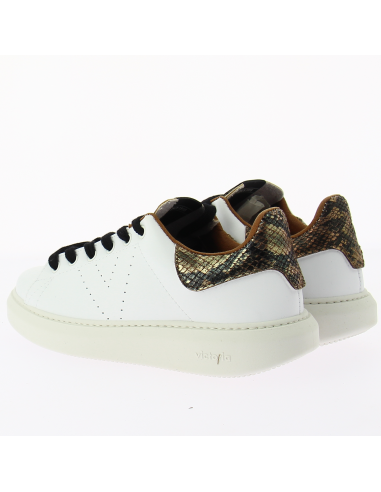 Baskets Victoria 1263104-76 Blanches et Détails Serpent - Hylton