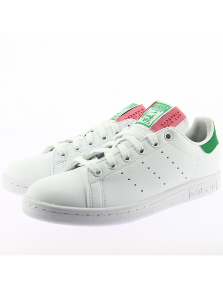 Sneakers Femme - Adidas Stan Smith Green Pink GY1508 - Hylton.fr