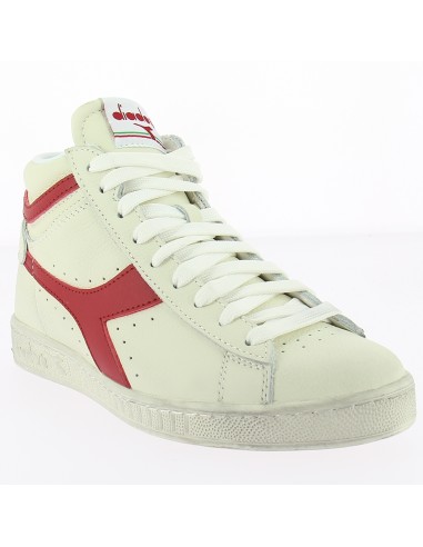 Sneakers Diadora Game L Hi Waxed White Red
