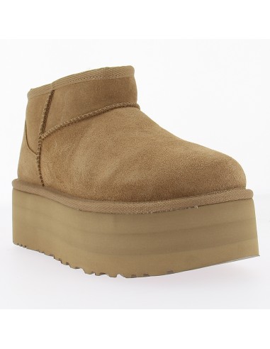 UGG Ultra Mini Platform Chestnut - Boots Tendances et Confortables 1135092-CHE