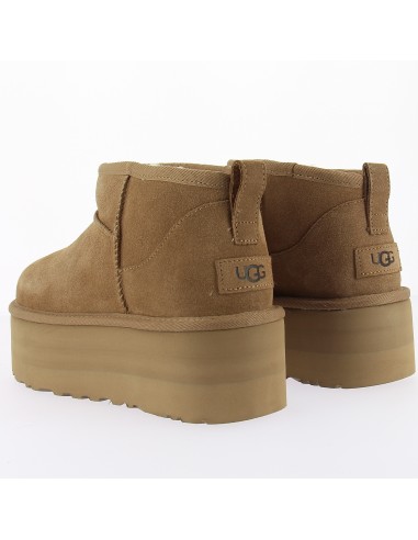 UGG Ultra Mini Platform Chestnut - Boots Tendances et Confortables 1135092-CHE