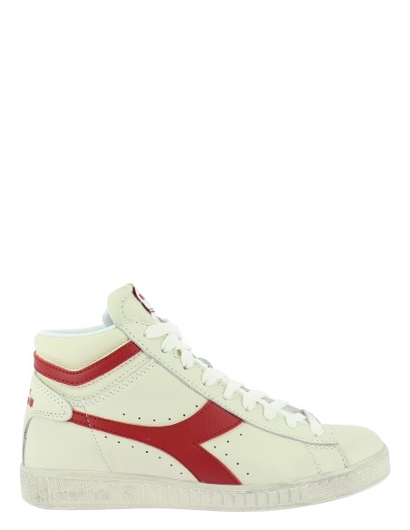 Sneakers Diadora Game L Hi Waxed White Red
