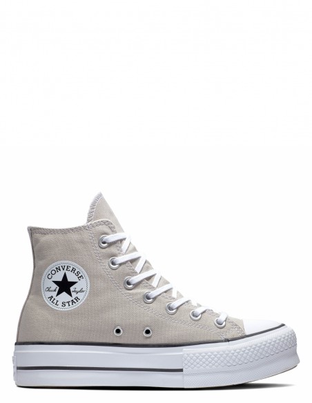 Sneakers pour Femme - Converse CTAS Lift Hi Beige - www.hylton.fr