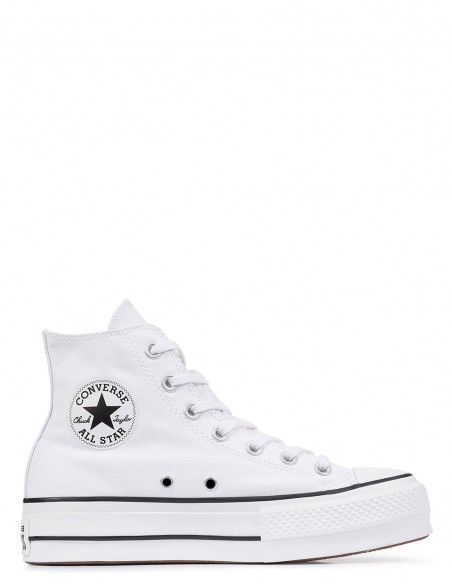 Sneakers Converse Chuck Taylor Lift Hi en toile blanche