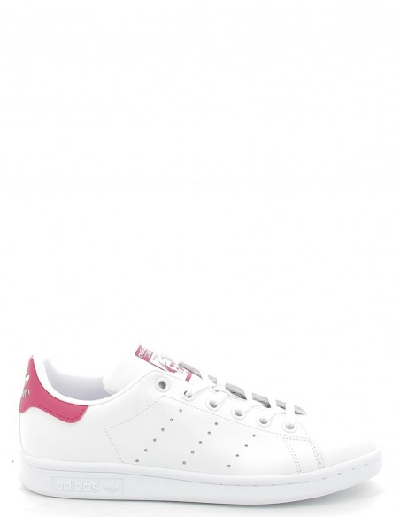 sneakers femme stan smith j blanc rose