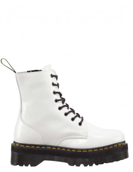 Bottines&Boots - Dr Martens - Jadon White Polished Smooth