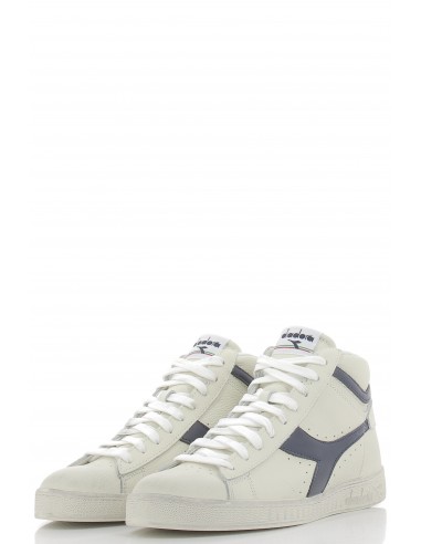 Sneakers montantes Diadora game l hi waxed white blue