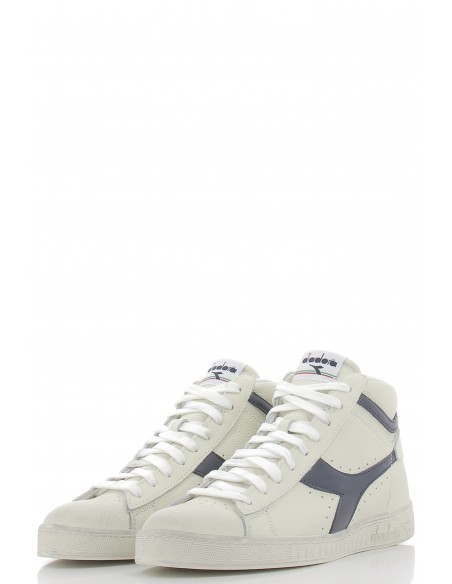 Sneakers montantes Diadora game l hi waxed white blue